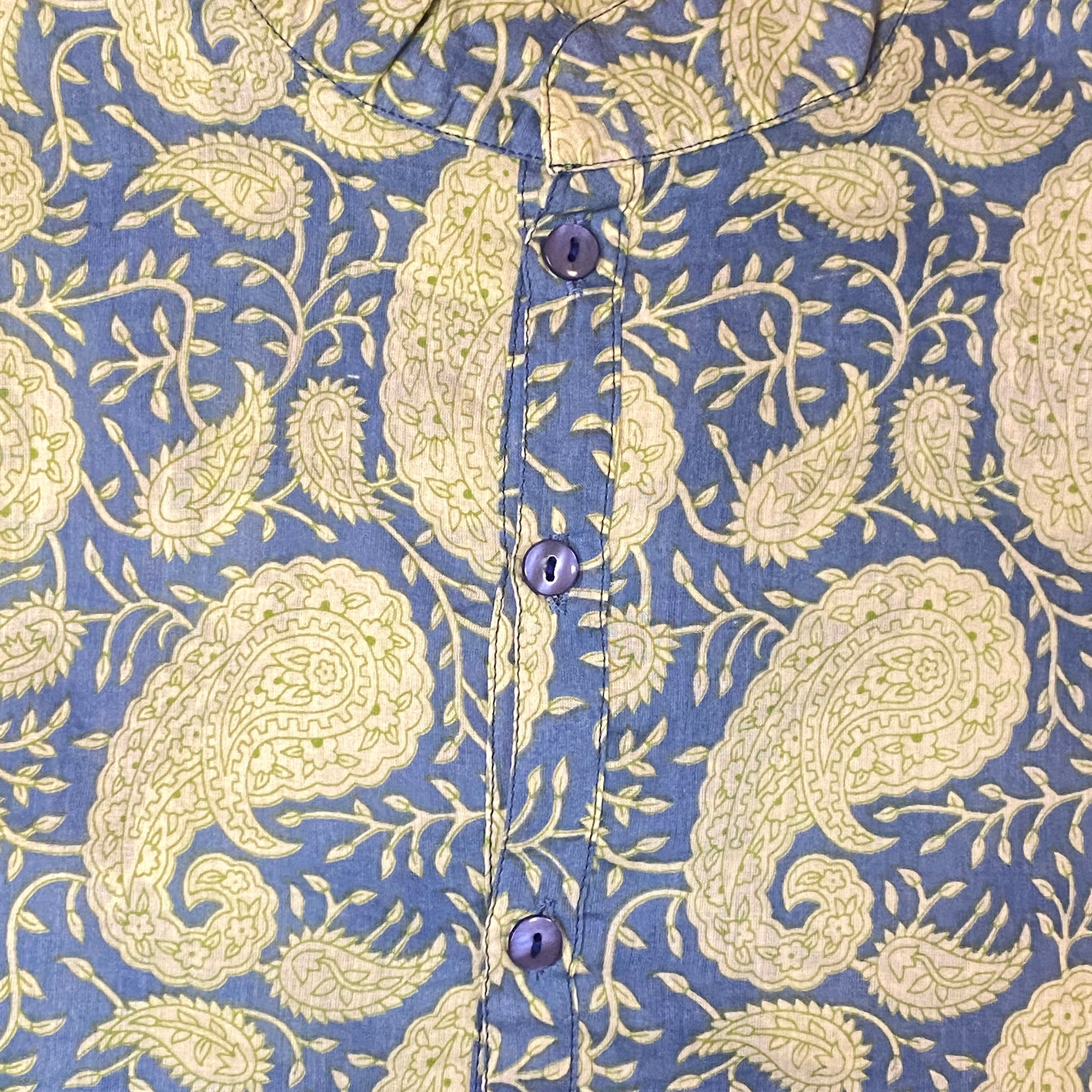 VR Men's Block Print Shirts - Vintage India NYC