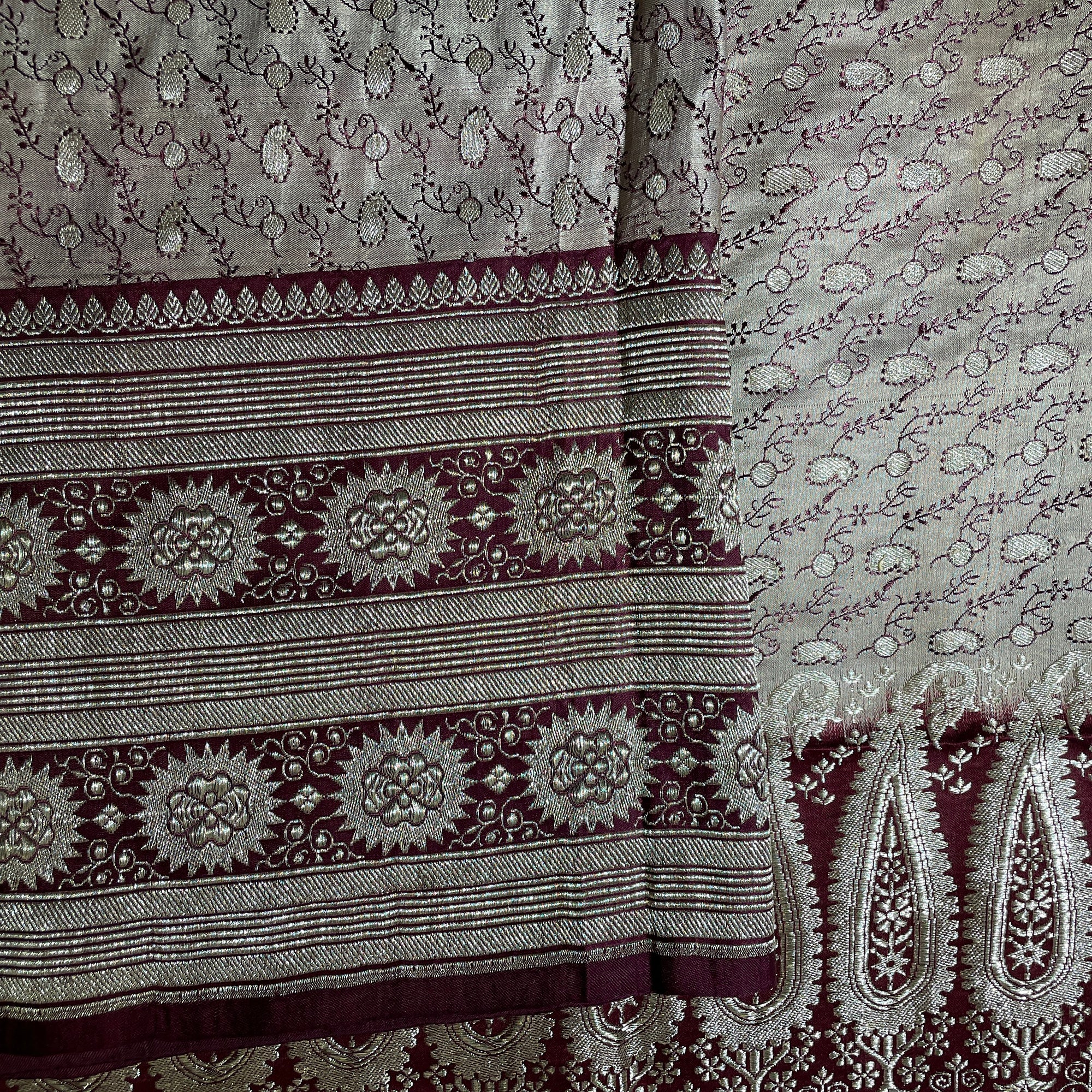 Vintage Banarasi Saree 602 - Vintage India NYC