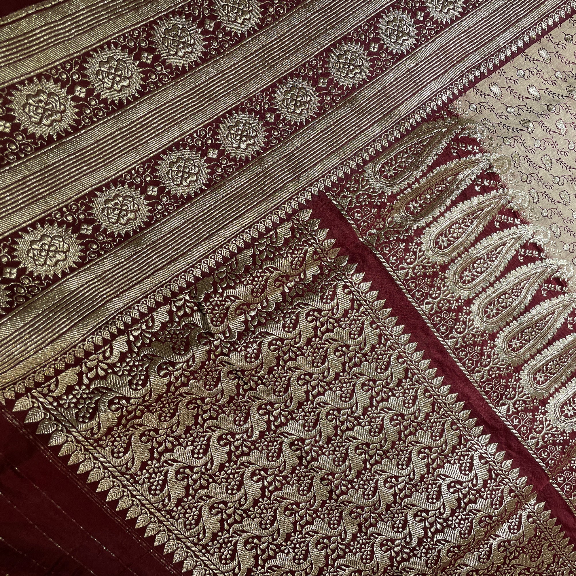 Vintage Banarasi Saree 602 - Vintage India NYC