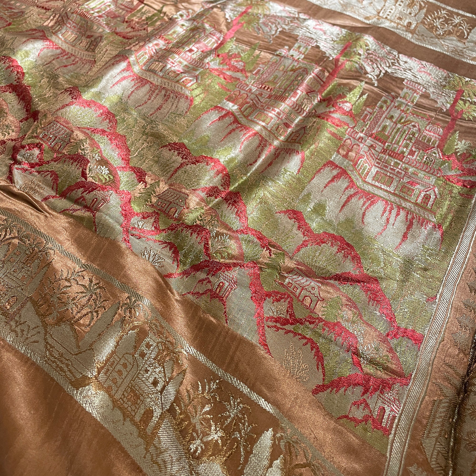 Vintage Banarasi Saree 606 - Vintage India NYC