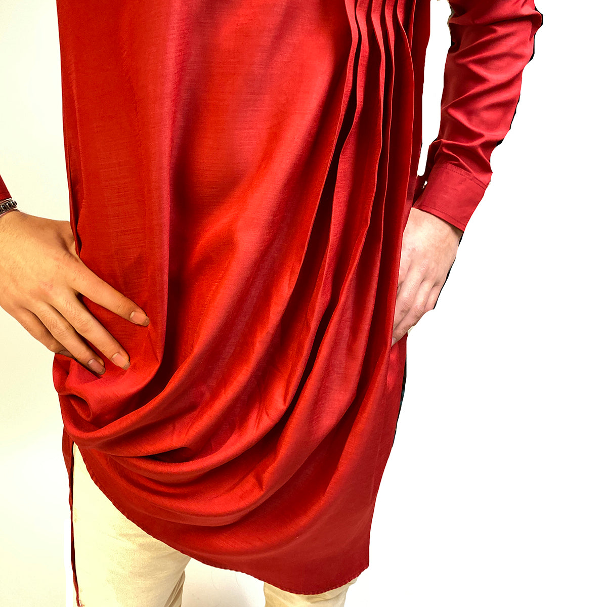 YD Asymmetric Kurta-3 Colors - Vintage India NYC