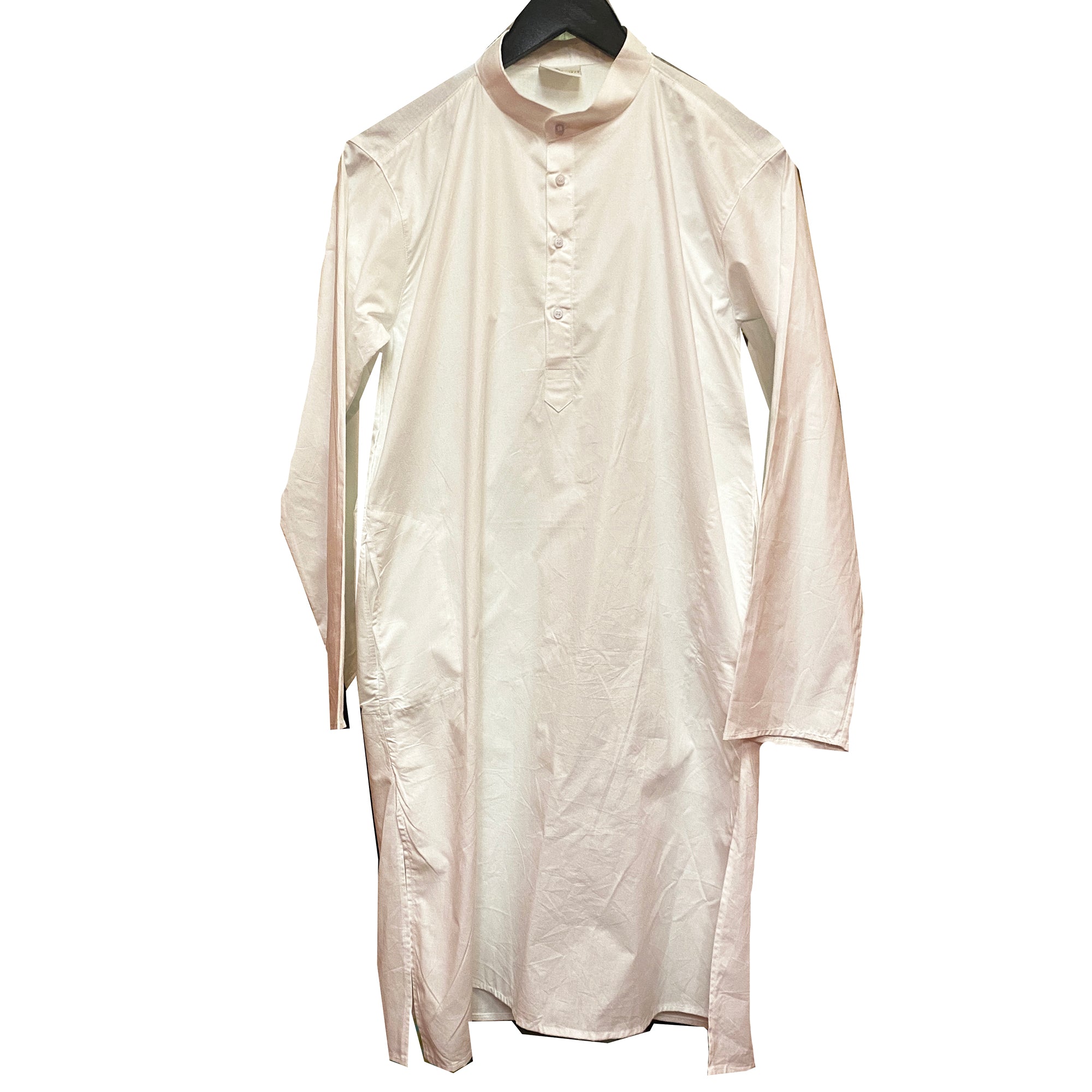 YD White Cotton Men Kurta - Vintage India NYC