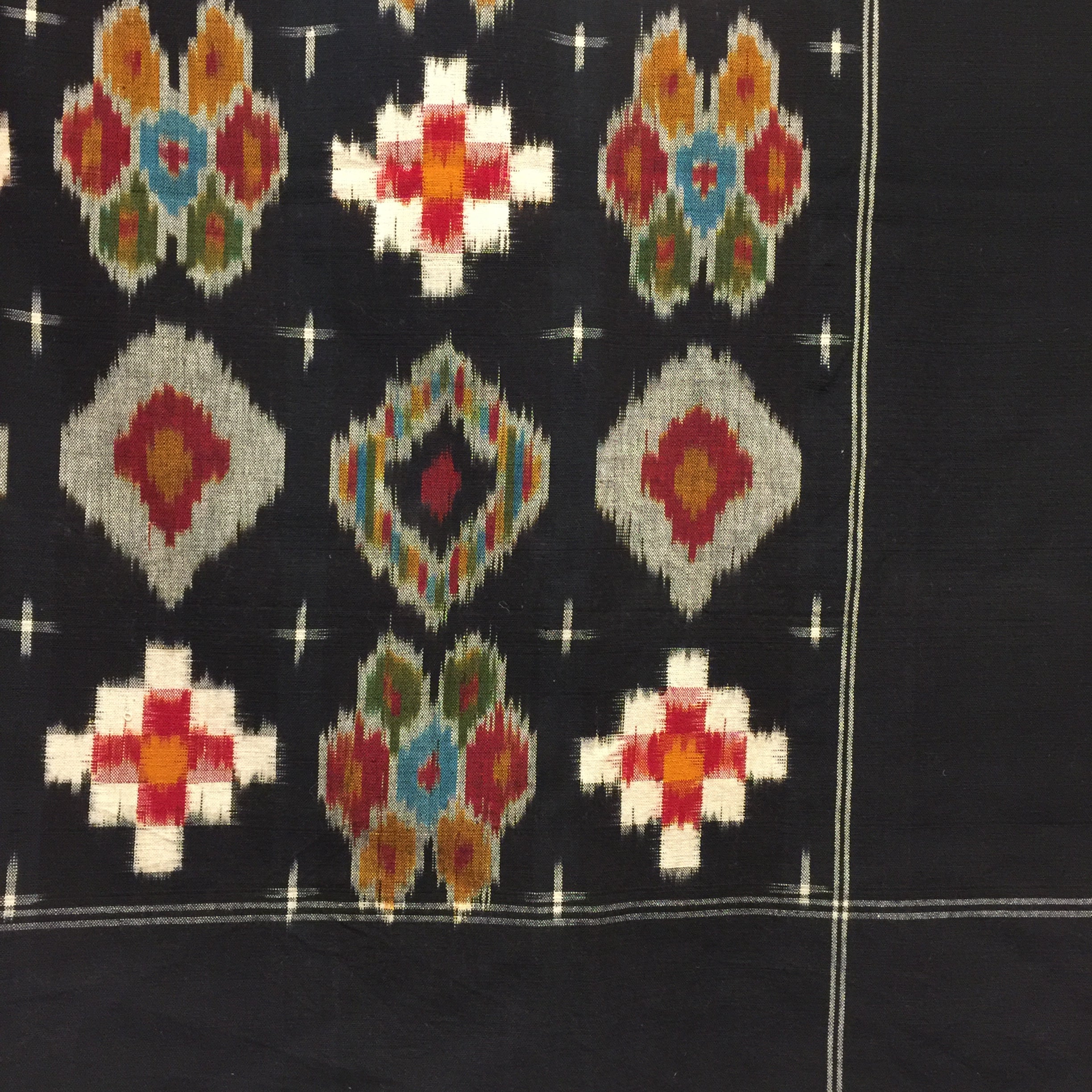 Ikat Square Tablecloth - Vintage India NYC