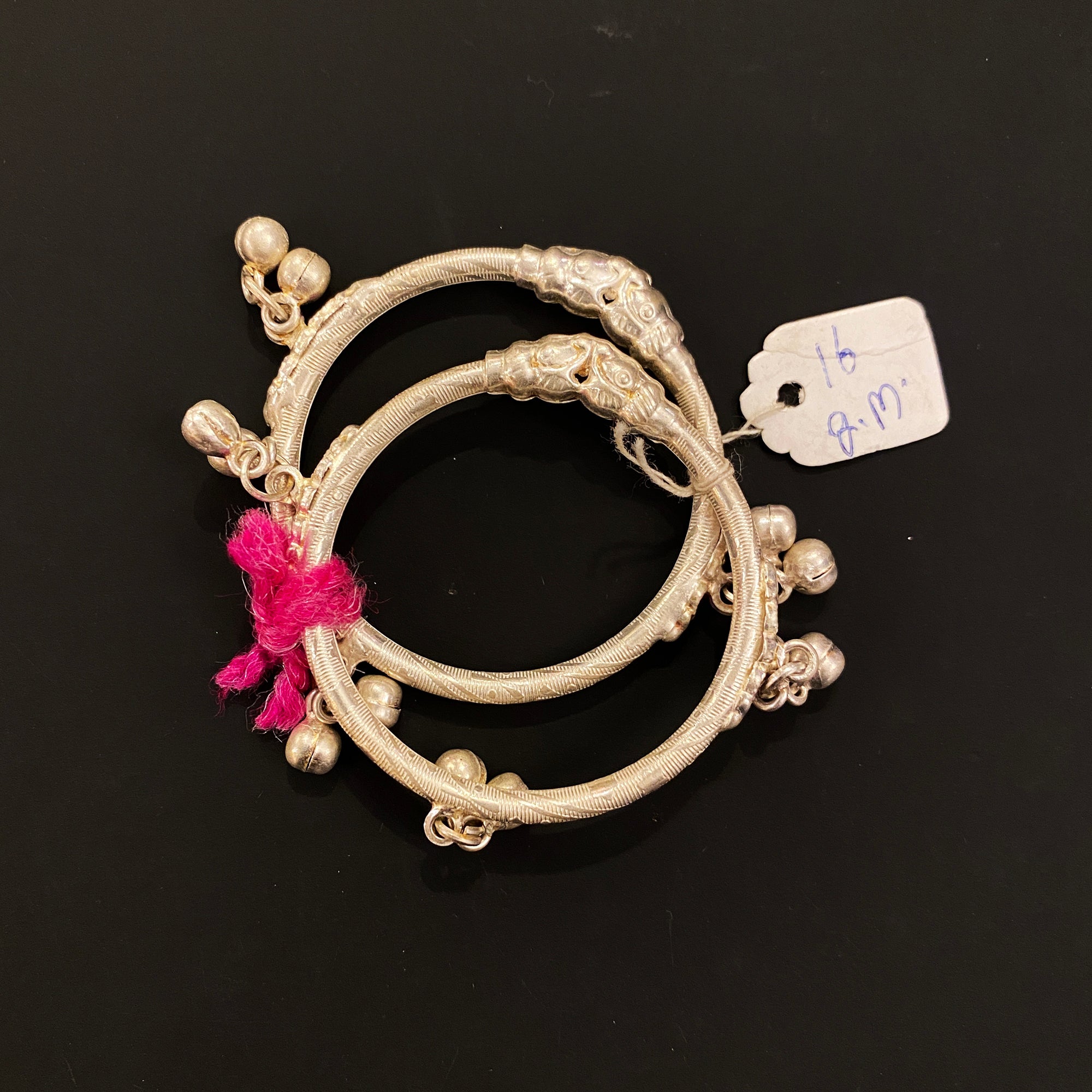 Silver Baby Bangles - Vintage India NYC