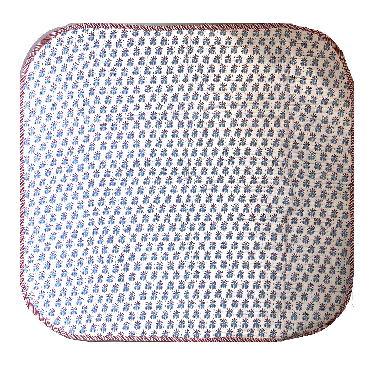 Blockprint Reversible Baby Blankets - Vintage India NYC