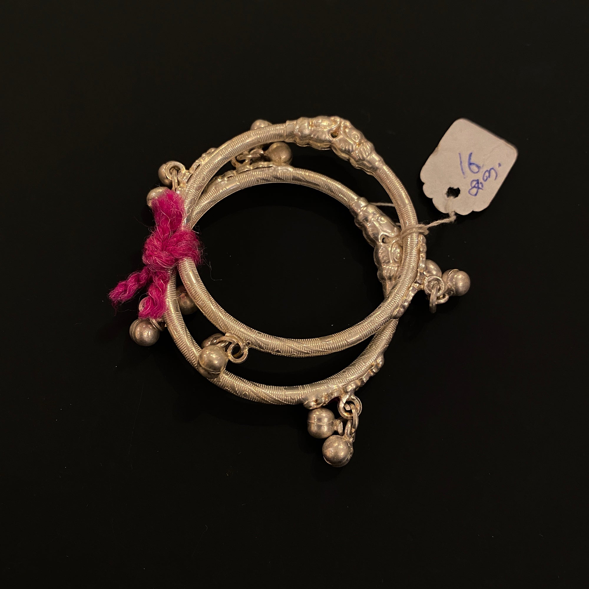 Silver Baby Bangles - Vintage India NYC