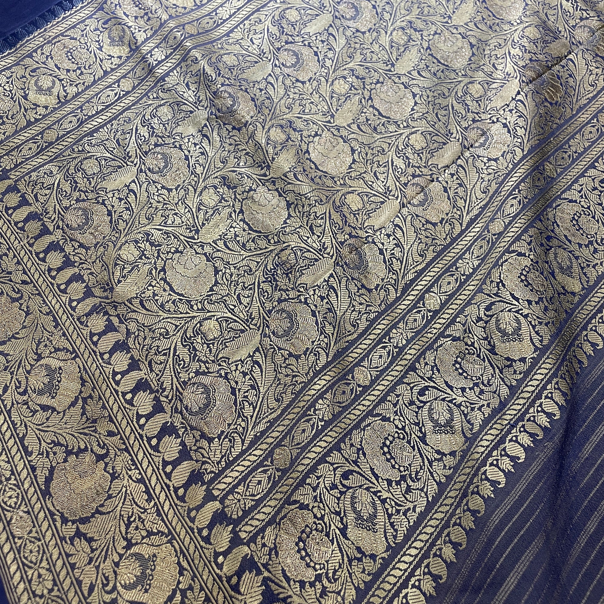 Vintage Banarasi Saree 714 - Vintage India NYC