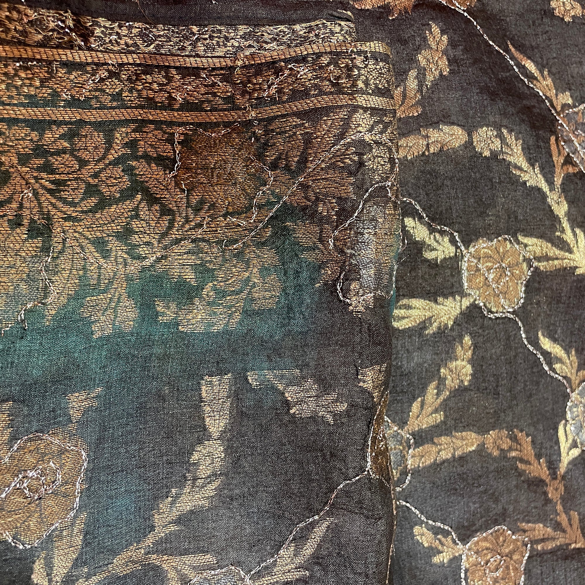 Vintage Banarasi Saree 717 - Vintage India NYC