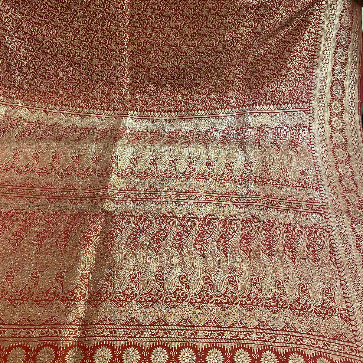 Vintage Banarasi Saree 224 - Vintage India NYC