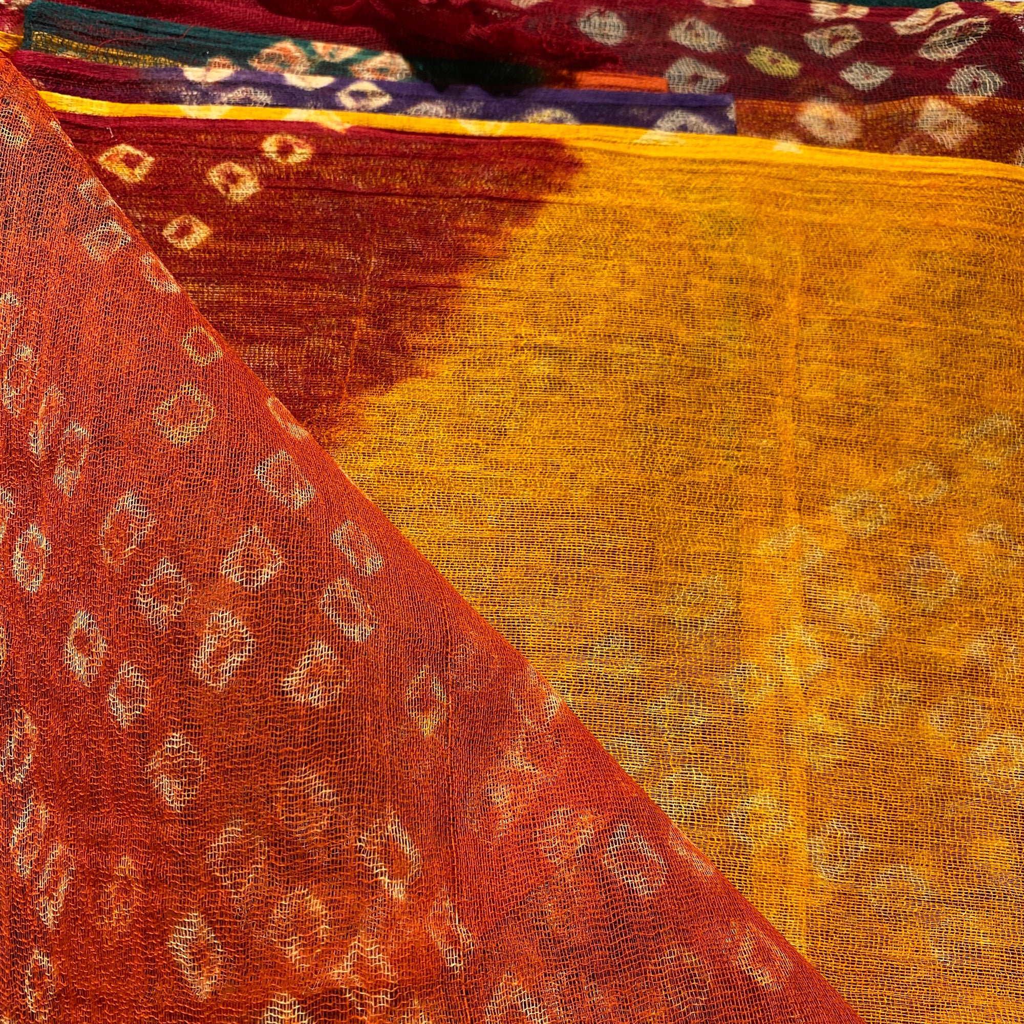 Rajasthani Safa Fabrics - Vintage India NYC