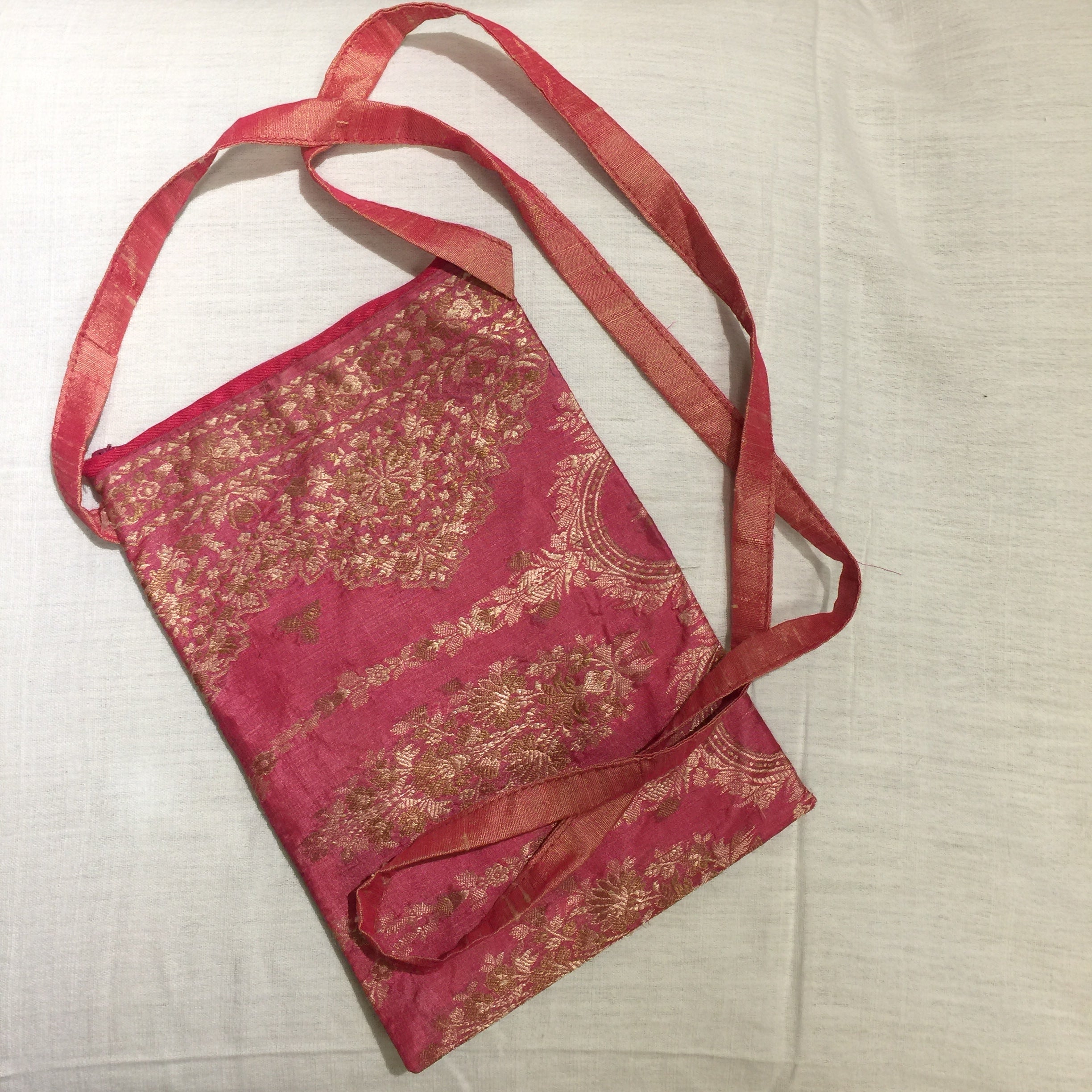 Vintage Saree Shoulder Pouch - Vintage India NYC