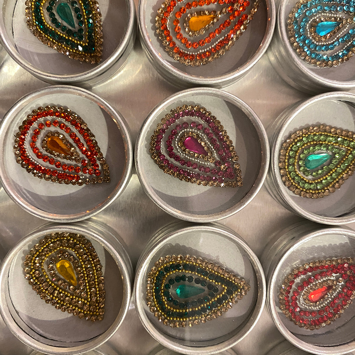 Large Size Bindis - Vintage India NYC