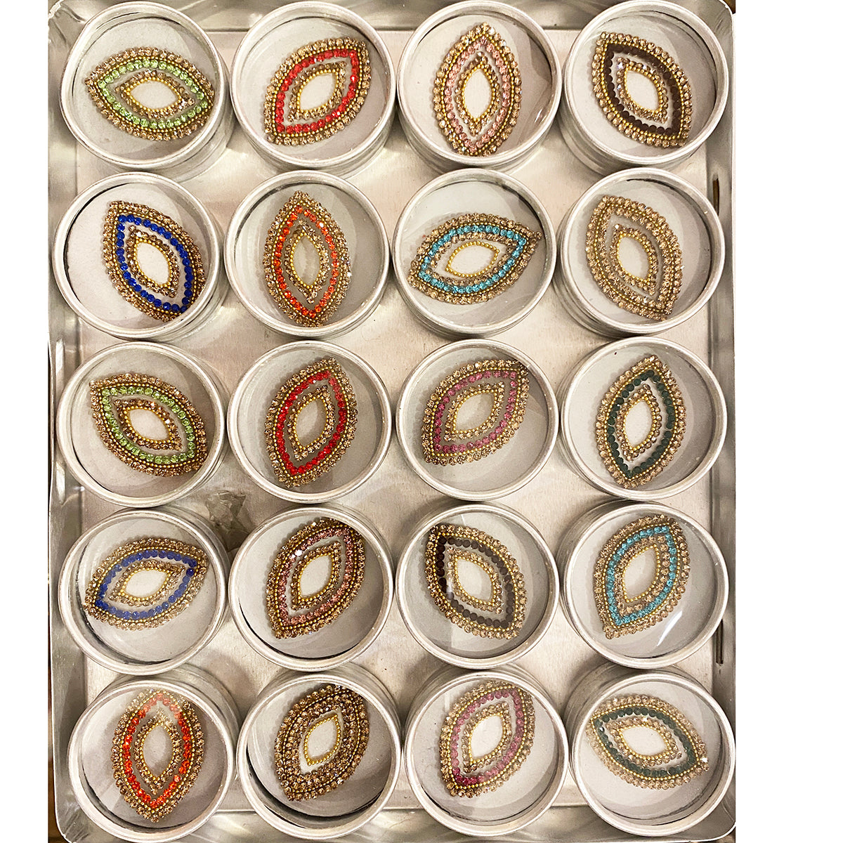Large Size Bindis - Vintage India NYC