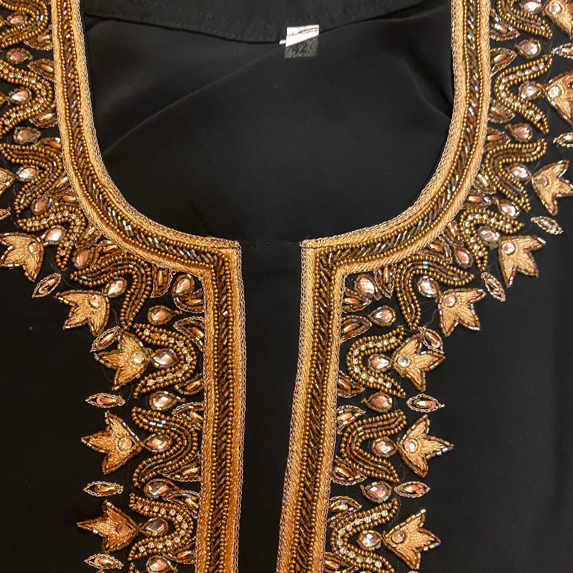 DT Georgette Kurti Size 42 - Vintage India NYC