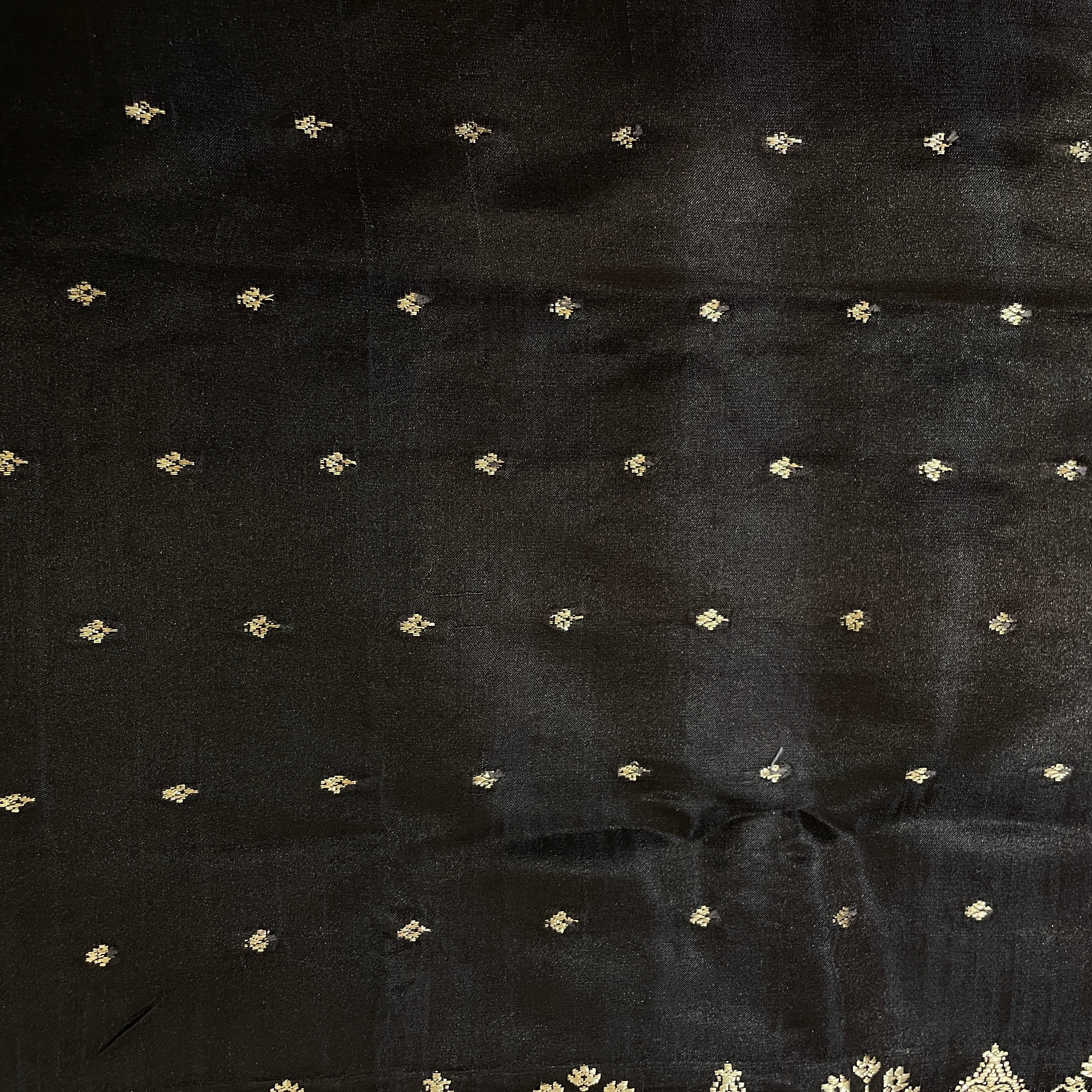 Vintage Banarasi Saree w Blouse Piece-802 - Vintage India NYC