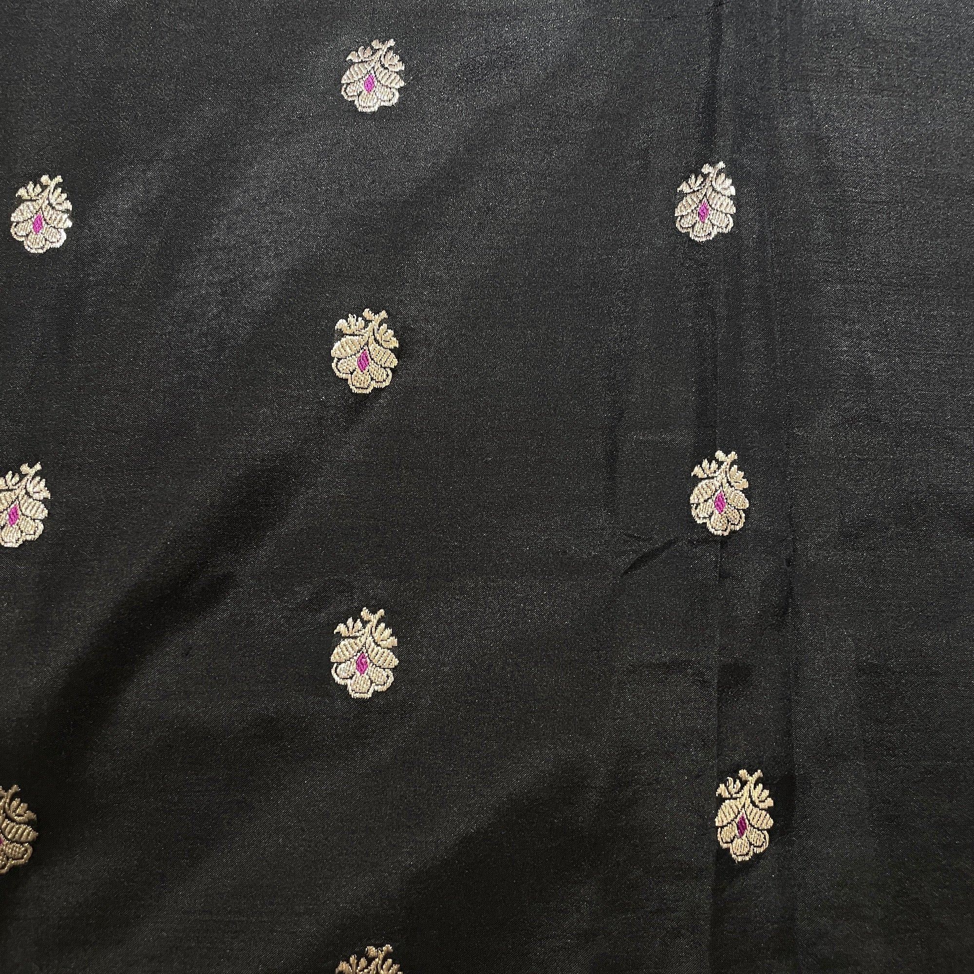 Vintage Banarasi Saree w Blouse Piece-803 - Vintage India NYC