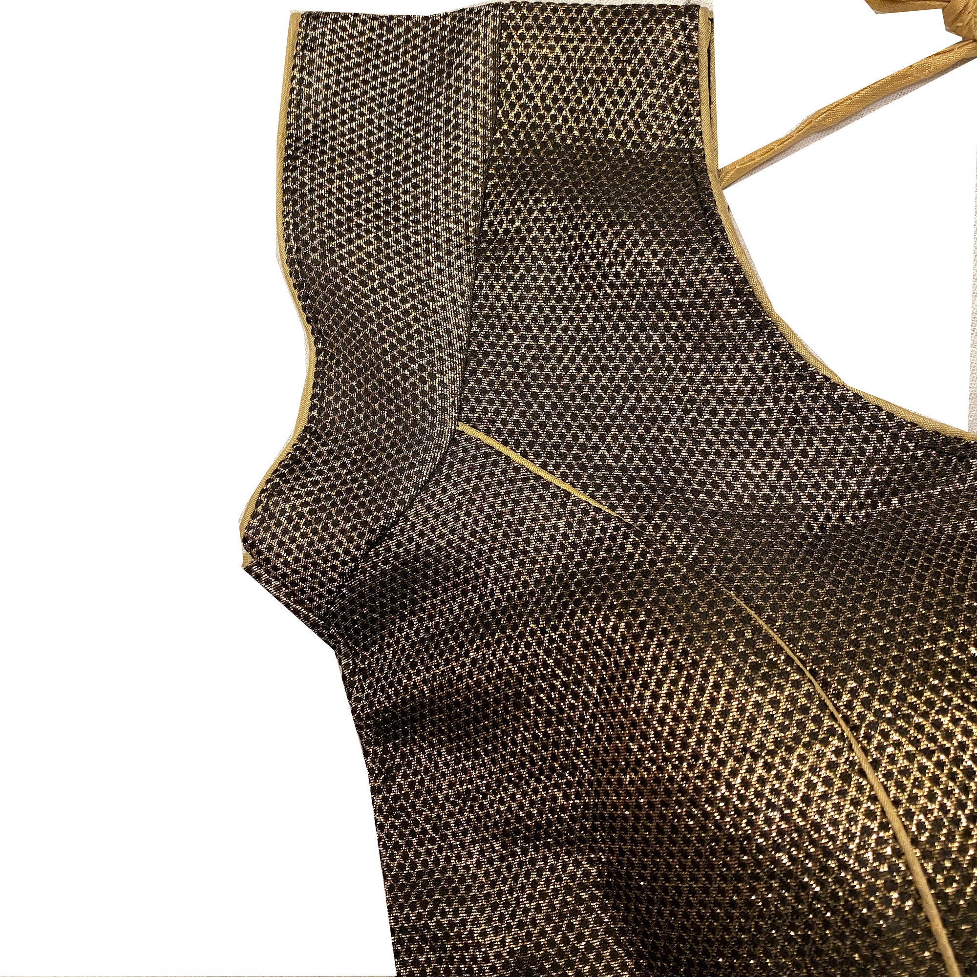 Black & Gold Saree Blouse - Vintage India NYC