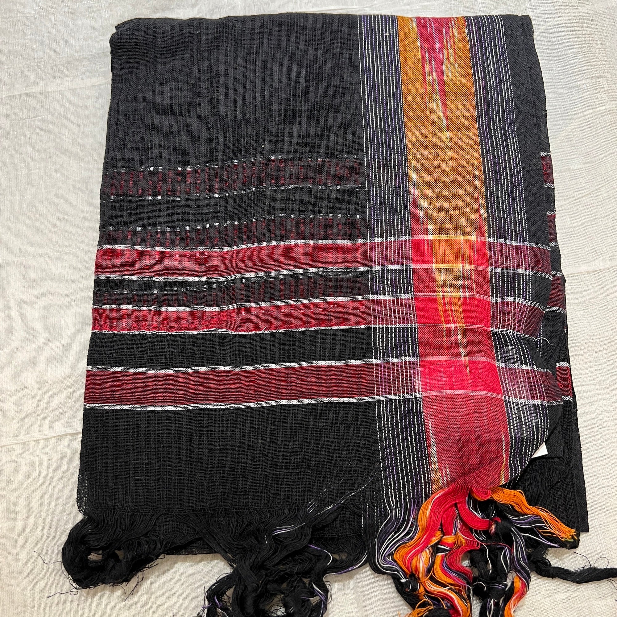 Handwoven Ikat Scarves-5 Colors - Vintage India NYC