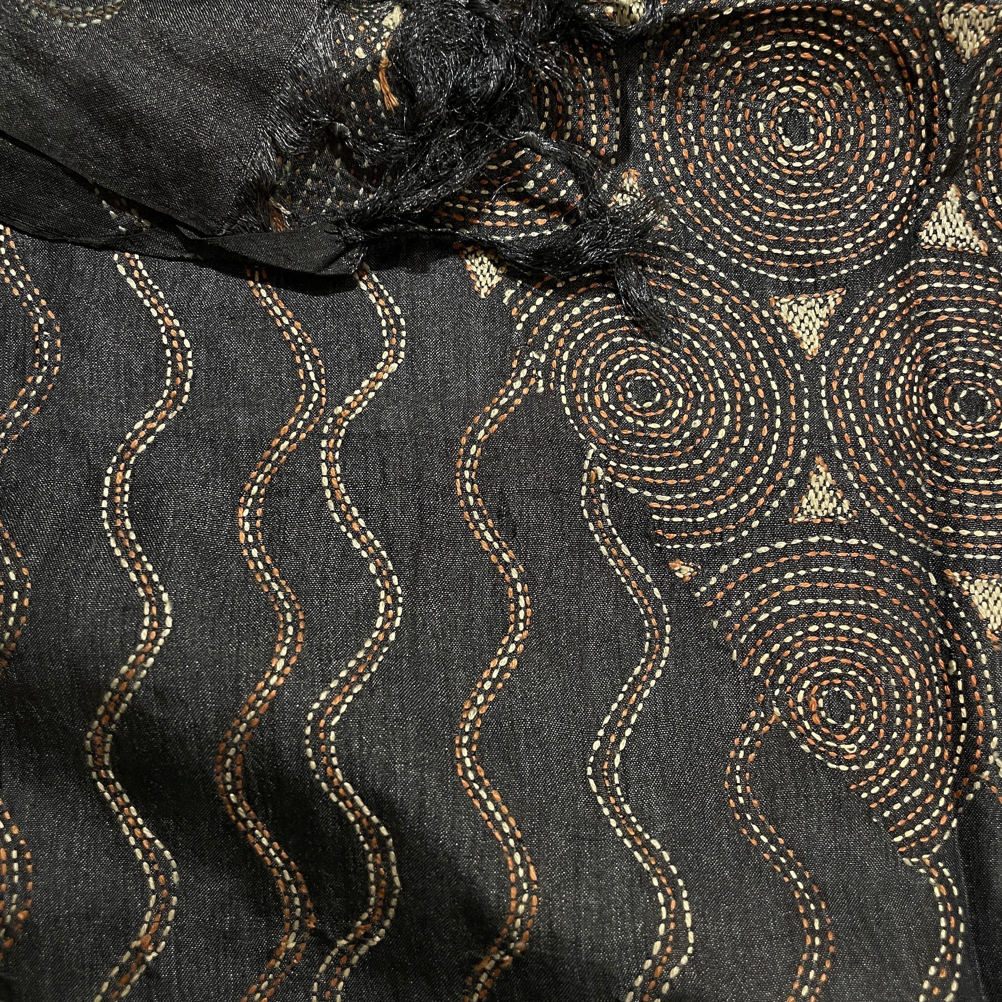 Fine Silk Kantha Scarves-Various - Vintage India NYC