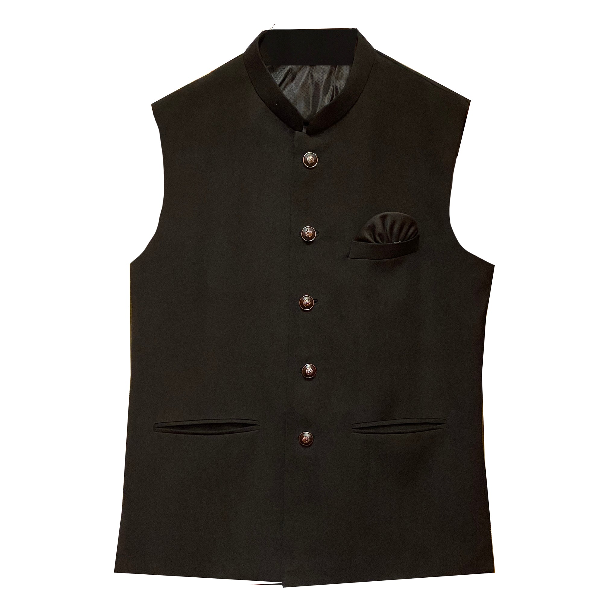 Plain Nehru Vest-3 Colors - Vintage India NYC