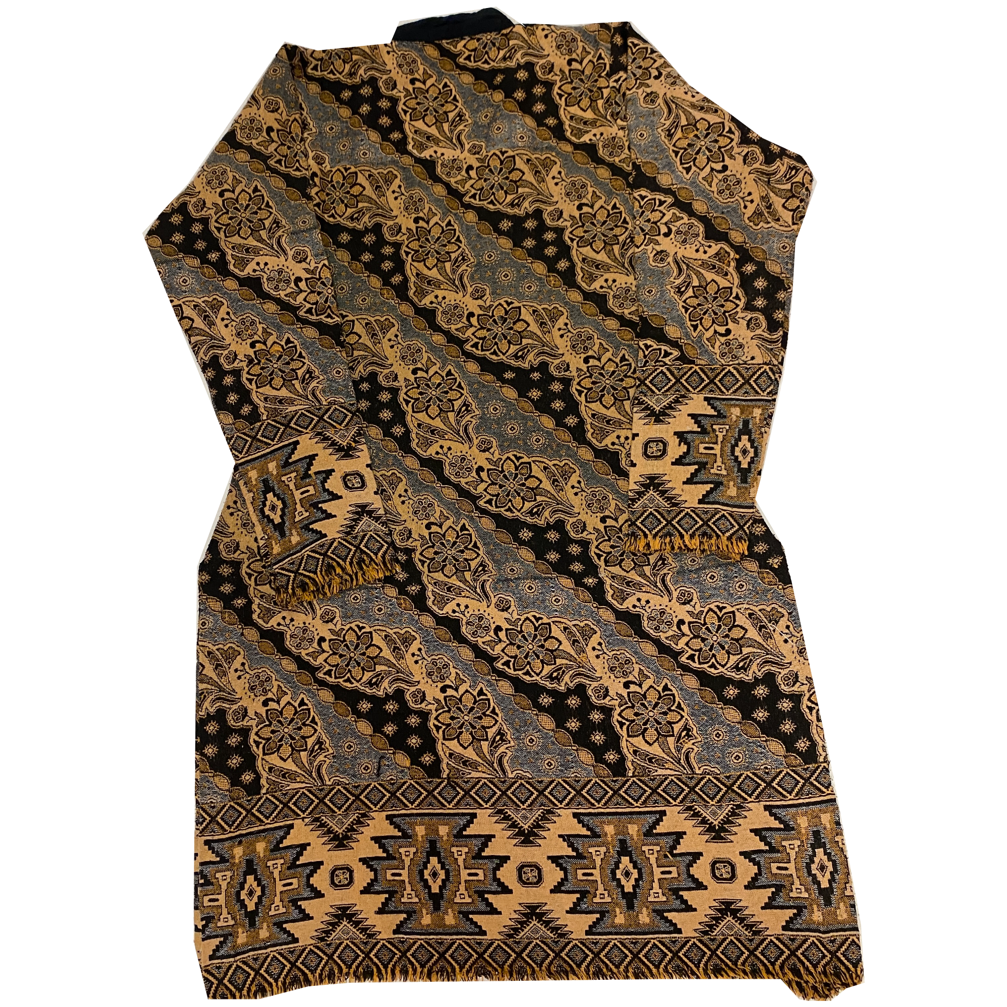 Handmade Woolen Dress - Size 34 - Vintage India NYC