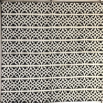 Blockprint dhurrie pillowcover - Vintage India NYC