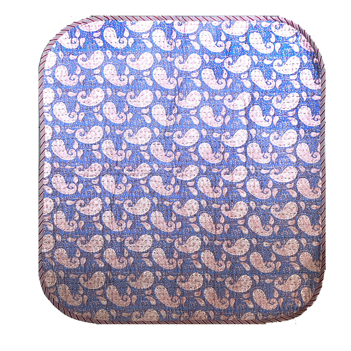 Blockprint Reversible Baby Blankets - Vintage India NYC