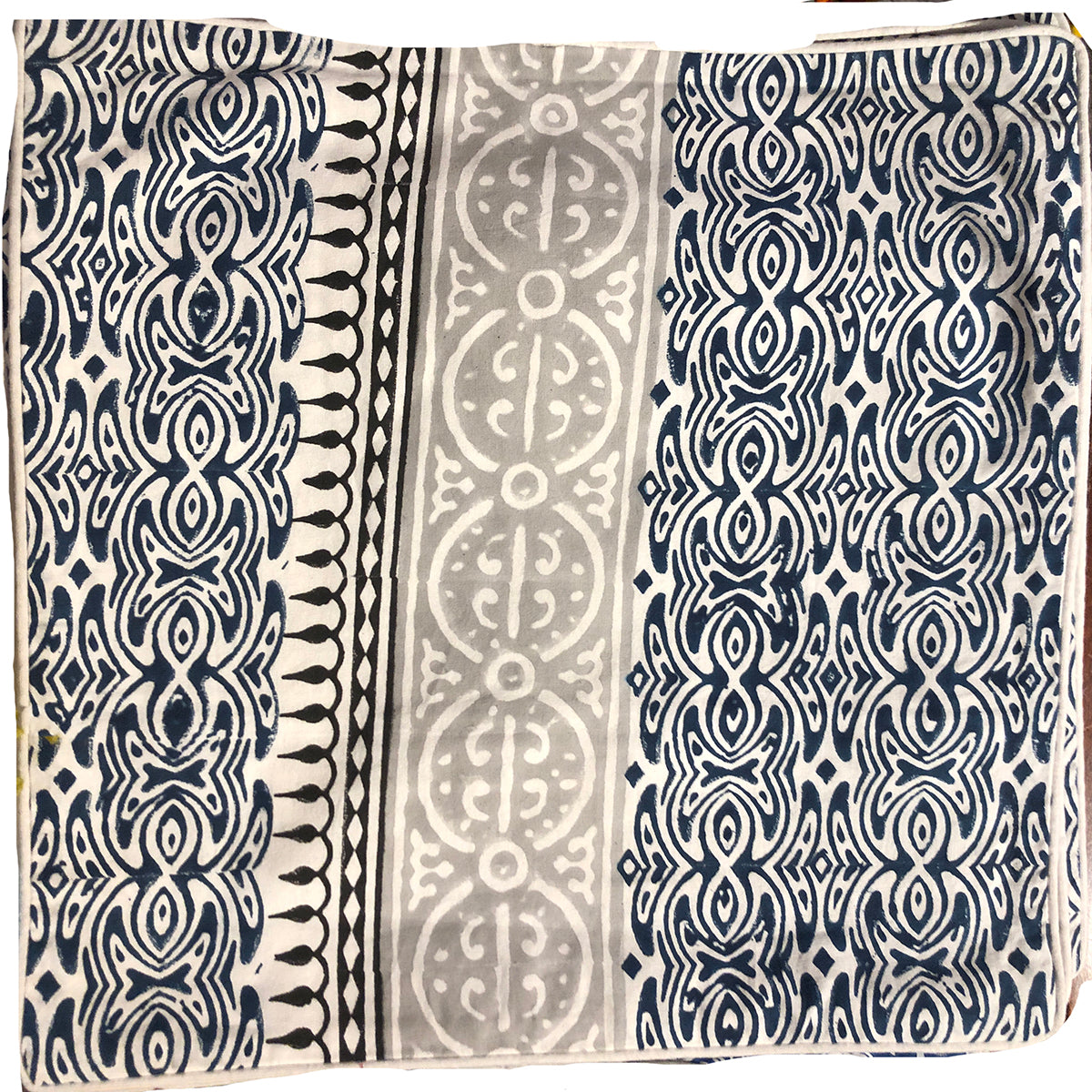 JM Cotton Blockprint Pillow Covers-7 Prints - Vintage India NYC