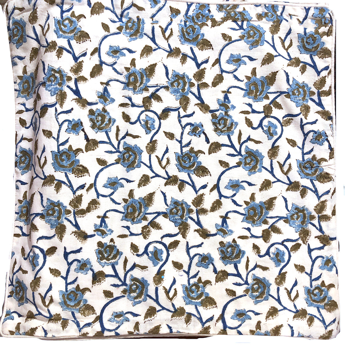 JM Cotton Blockprint Pillow Covers-7 Prints - Vintage India NYC
