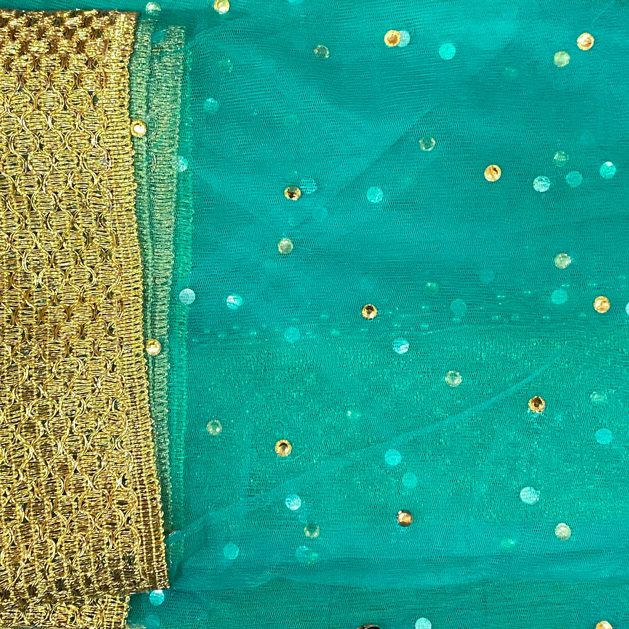 DT Stonework Dupatta - Vintage India NYC