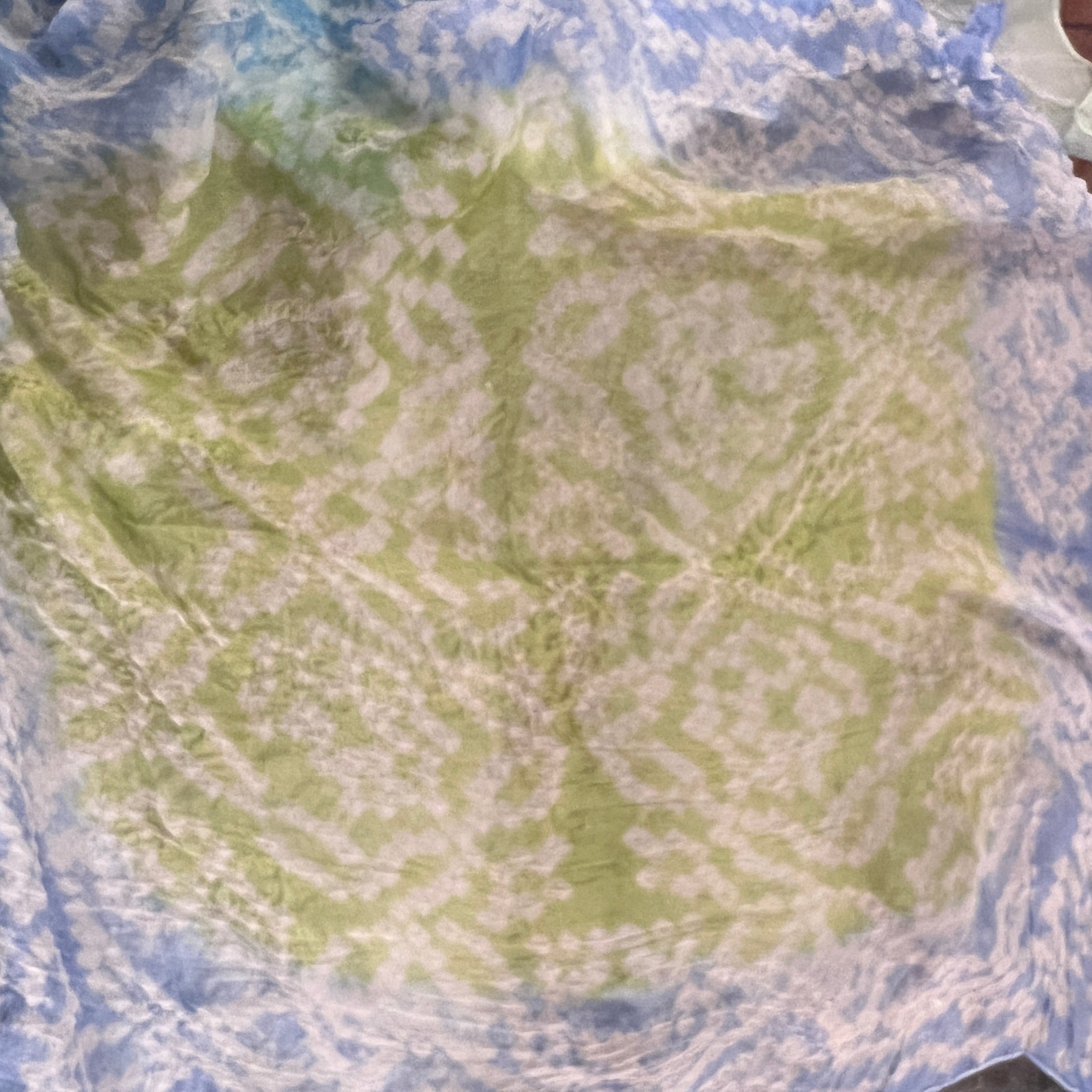 Silk Bandhani Bandanas - Vintage India NYC