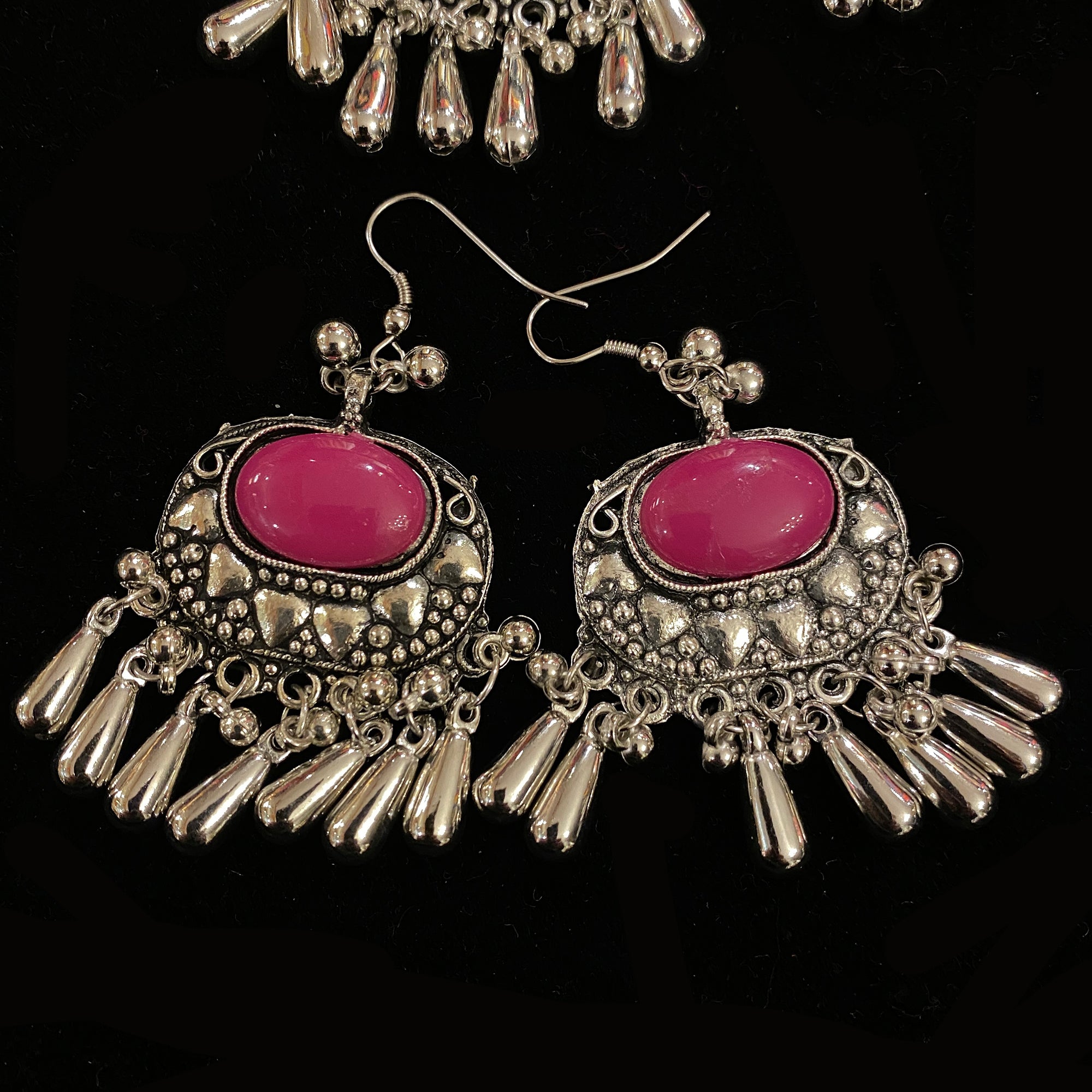 IF Silver Metal Necklace Set 203 - Vintage India NYC