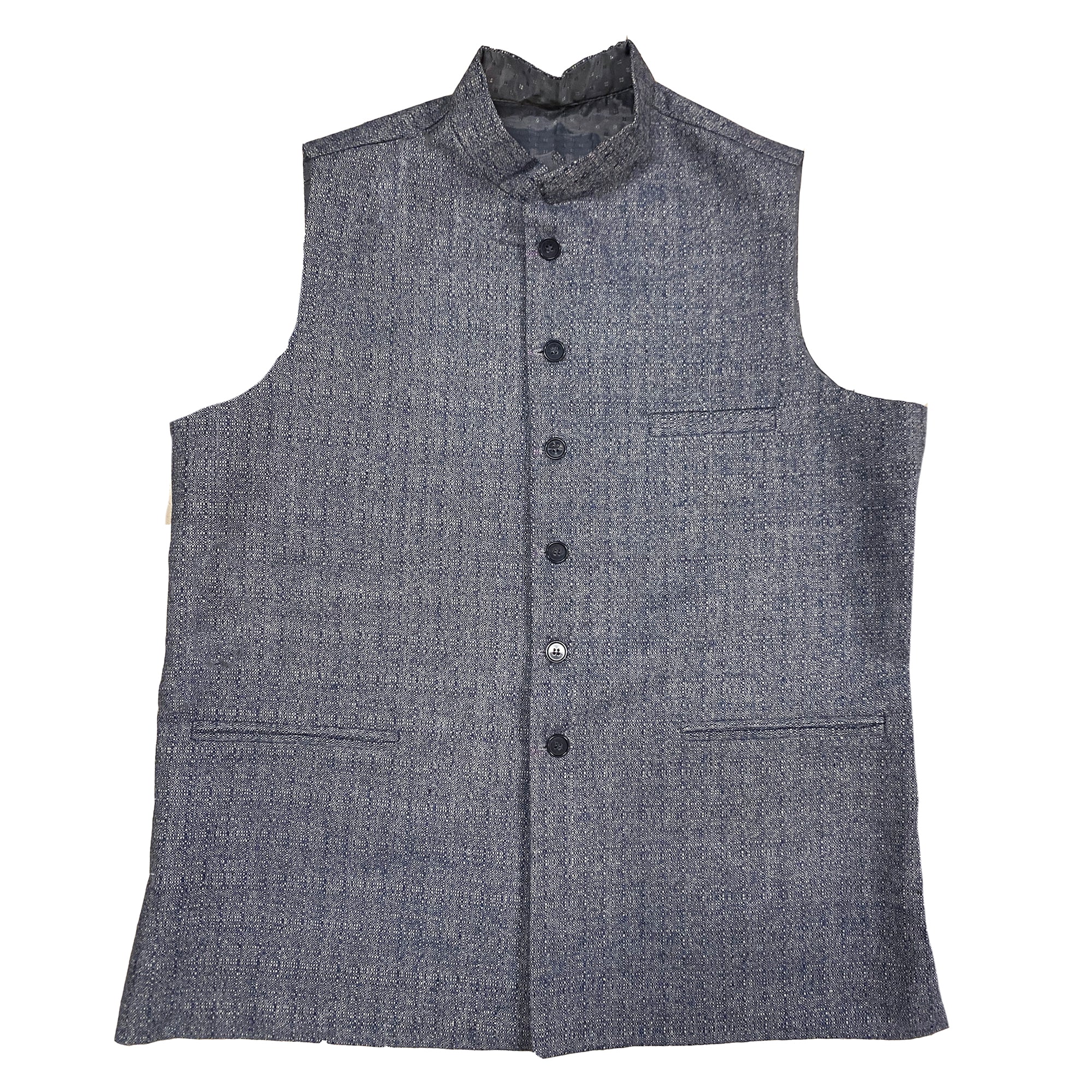 Wool Nehru/ Modi Vest - Vintage India NYC