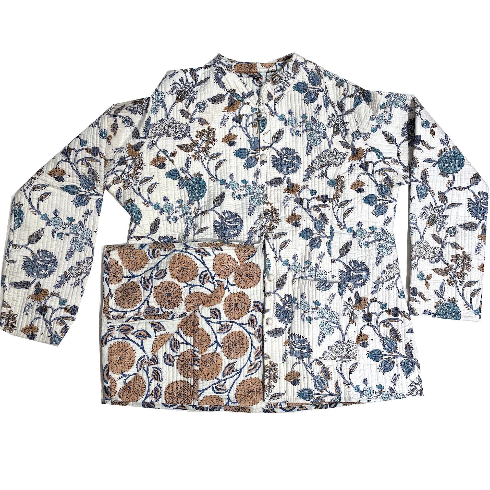 GR Short Quilted Coats-XL-42 - Vintage India NYC