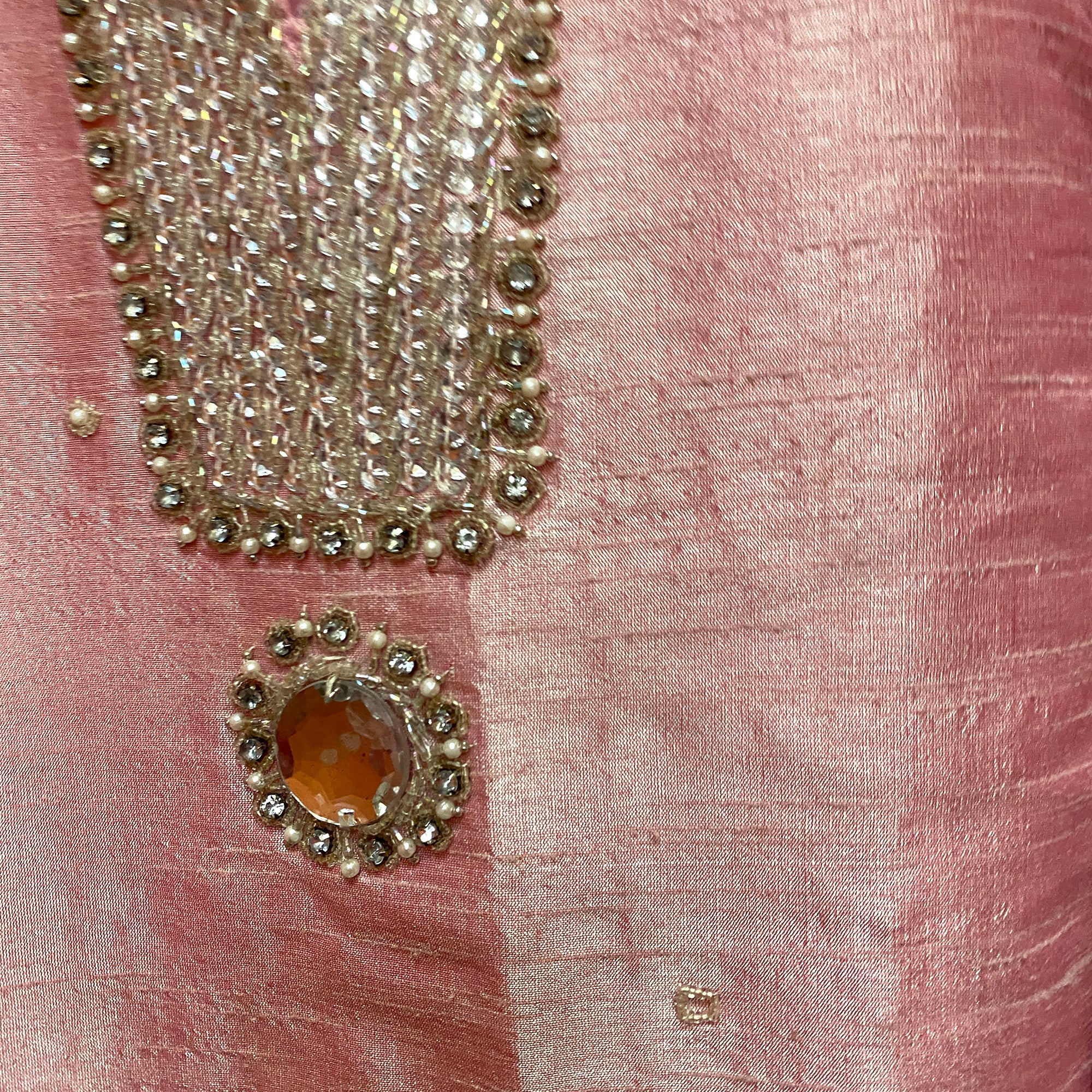 Boys Pink Silk Kurta - Vintage India NYC