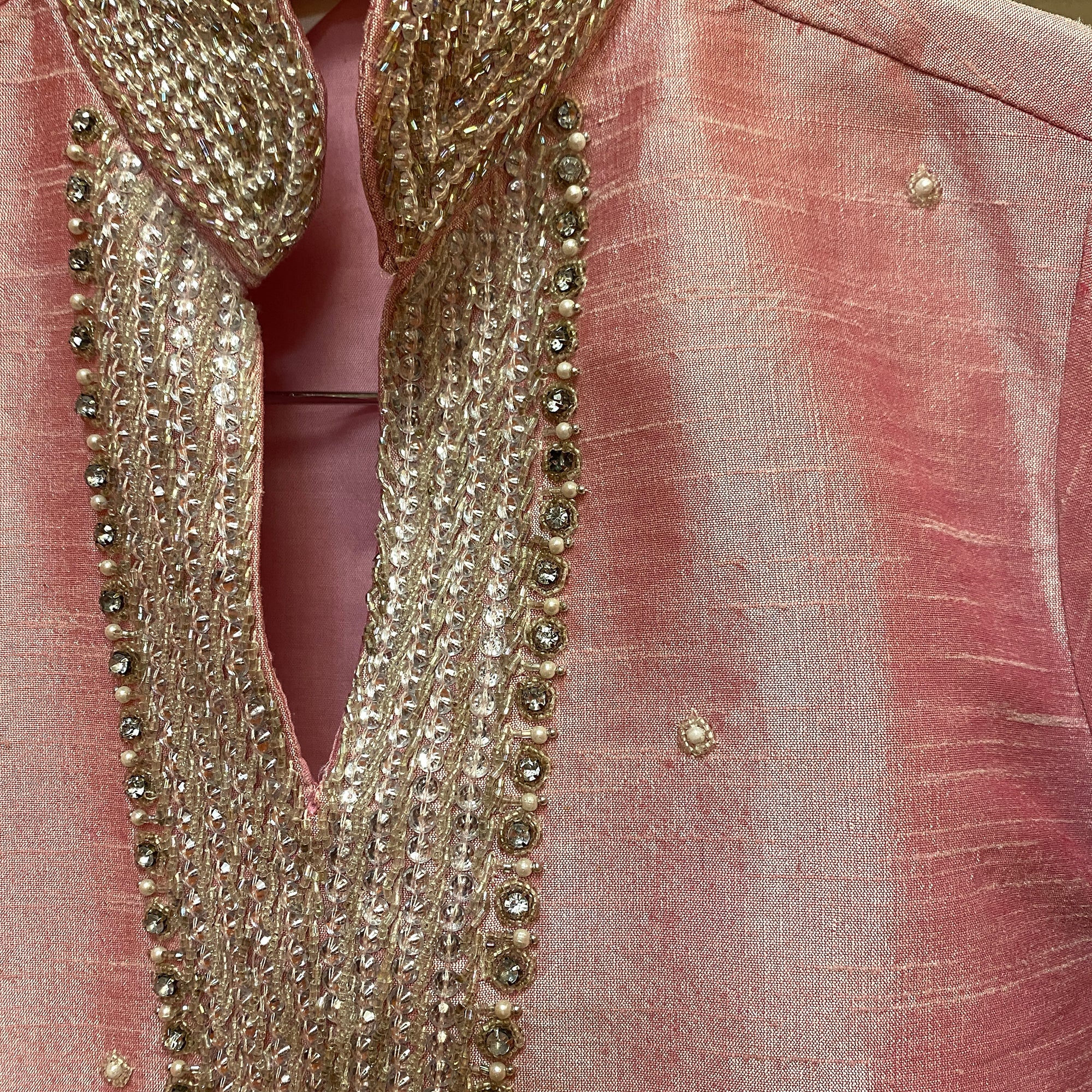Boys Pink Silk Kurta - Vintage India NYC