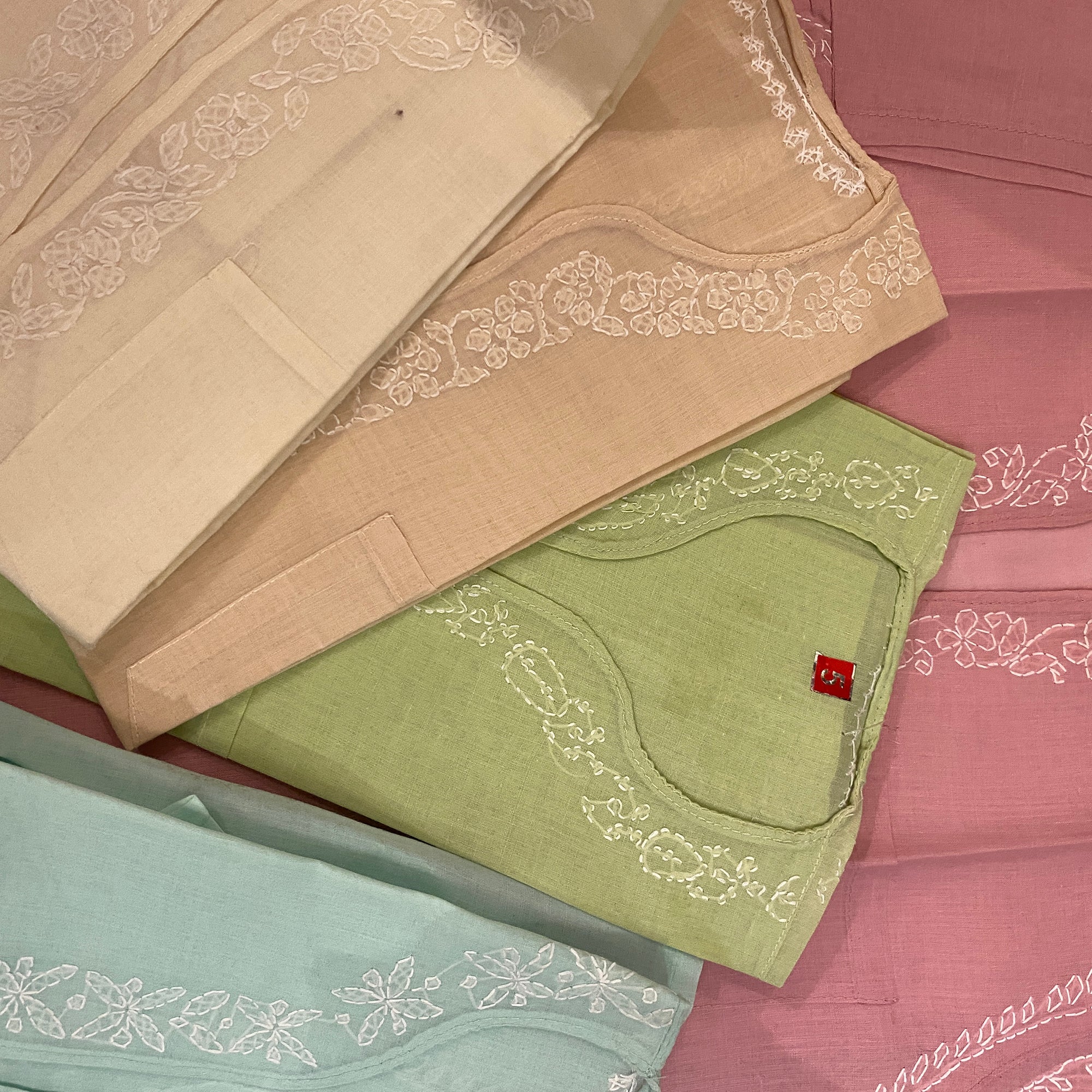Short Sleeve Cotton Kurta-5 Colors - Vintage India NYC