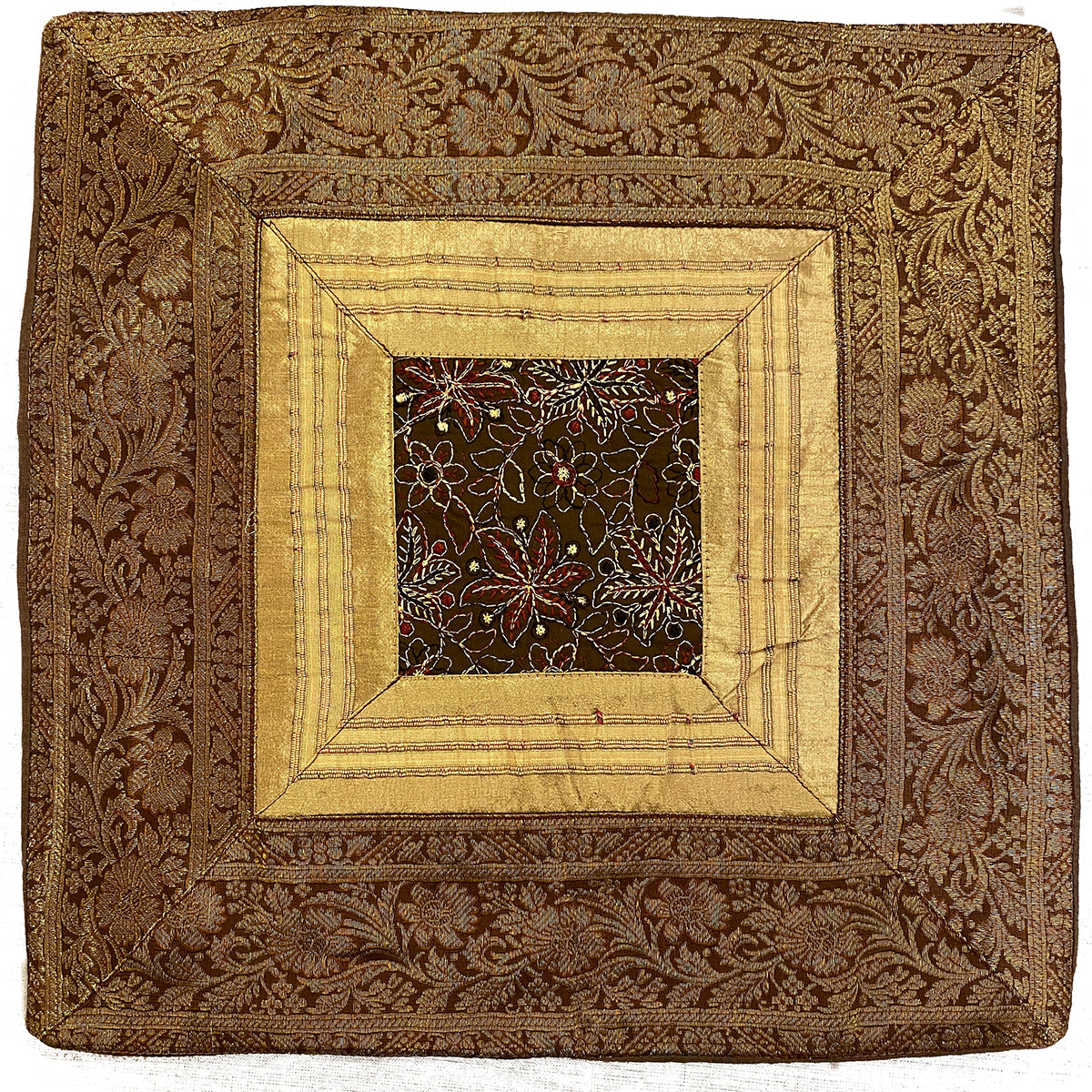 Silk Pillow Covers-Warm Tones-9 Styles - Vintage India NYC