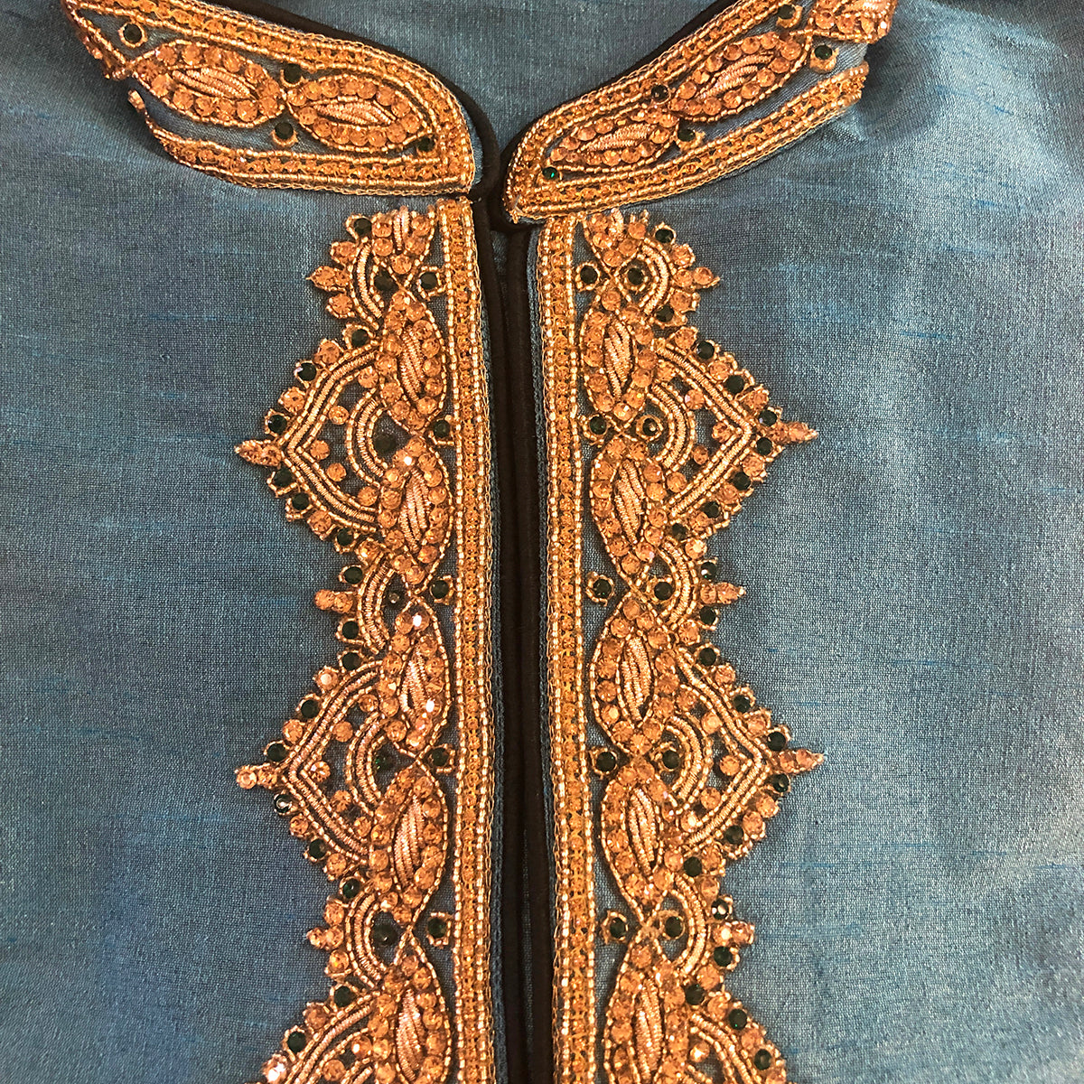 DT Celadon Short Kurta - Vintage India NYC