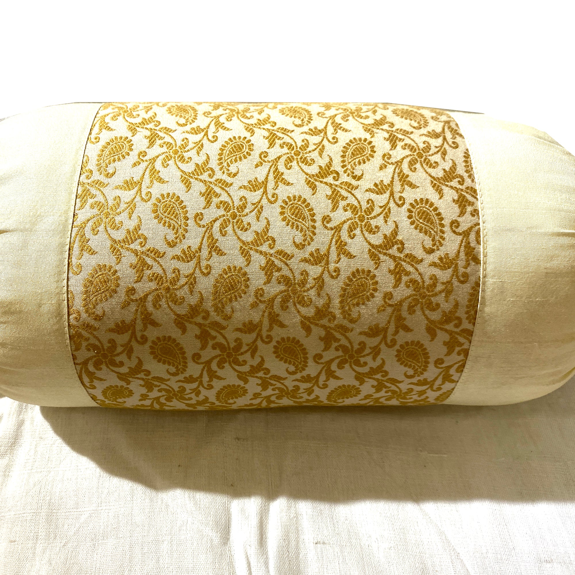 Small Bolster Pillows w/ Insert - Vintage India NYC