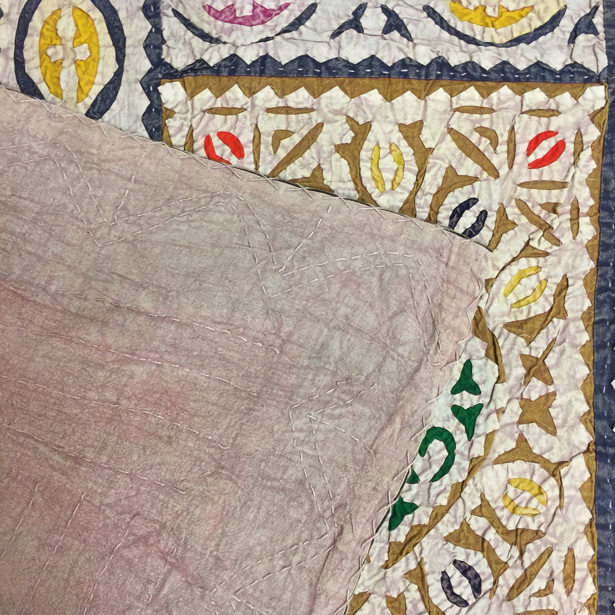 Hand made Cutout Bedcover 11 - Vintage India NYC