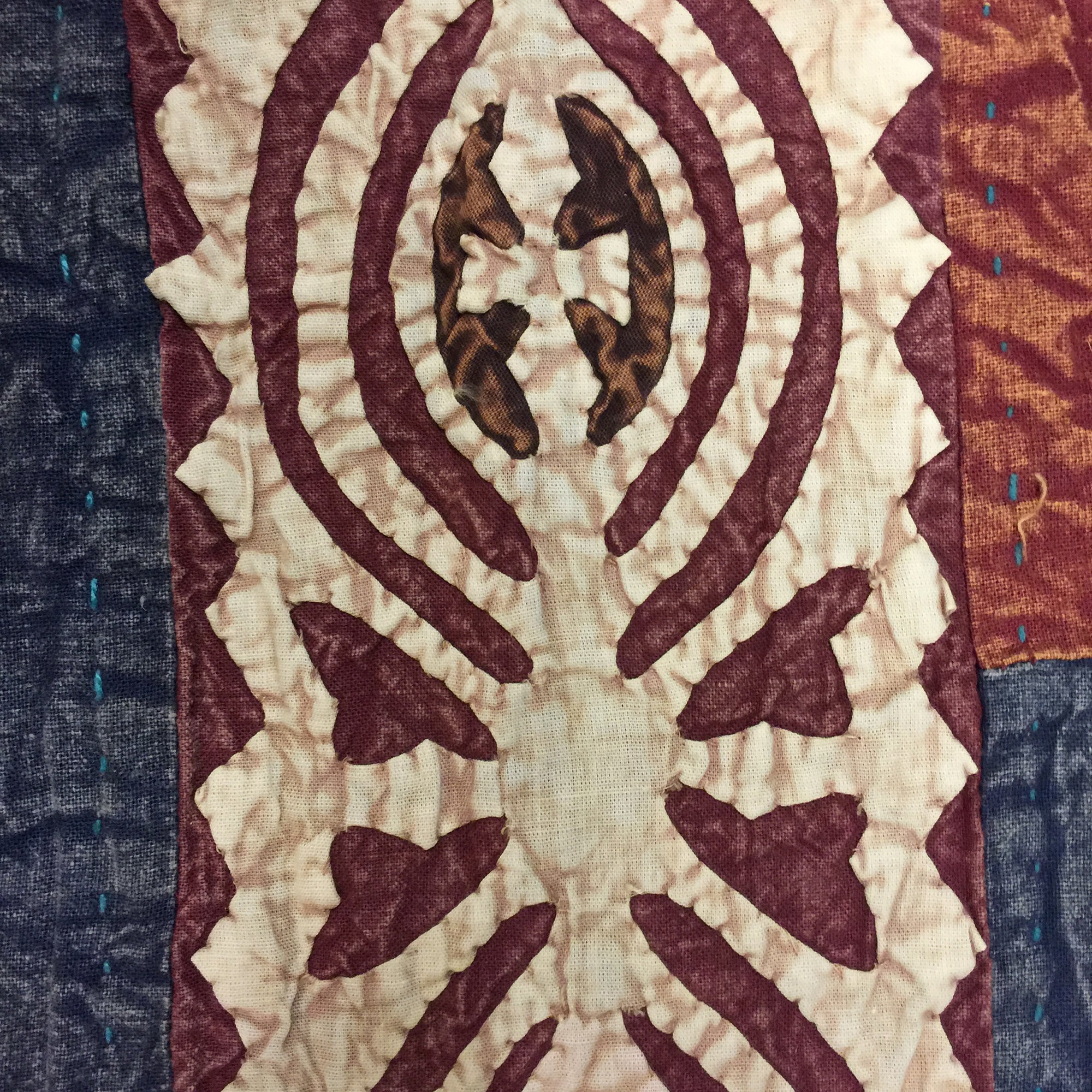 Hand made Cutout Bedcover 3 - Vintage India NYC