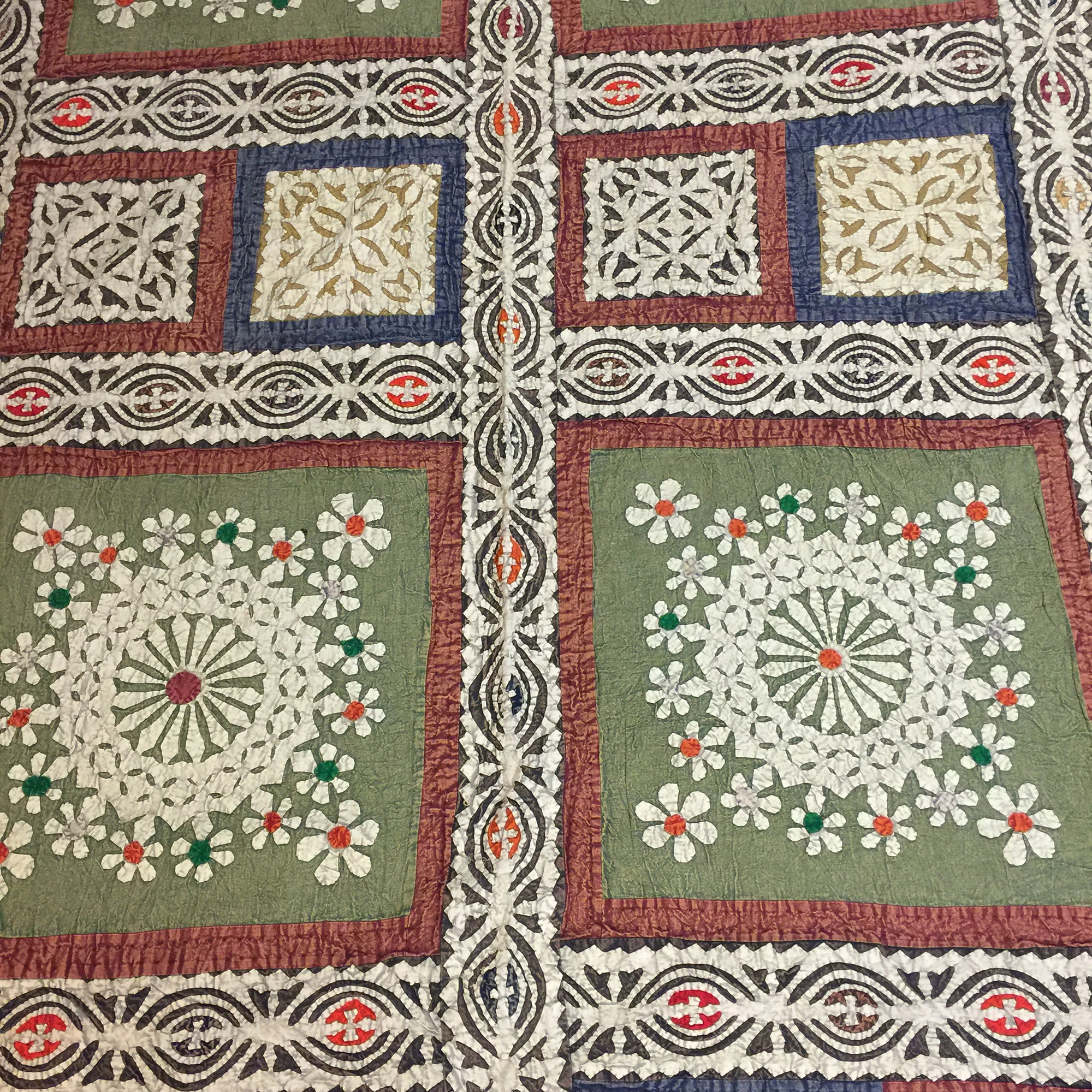 Hand made Cutout Bedcover 6 - Vintage India NYC