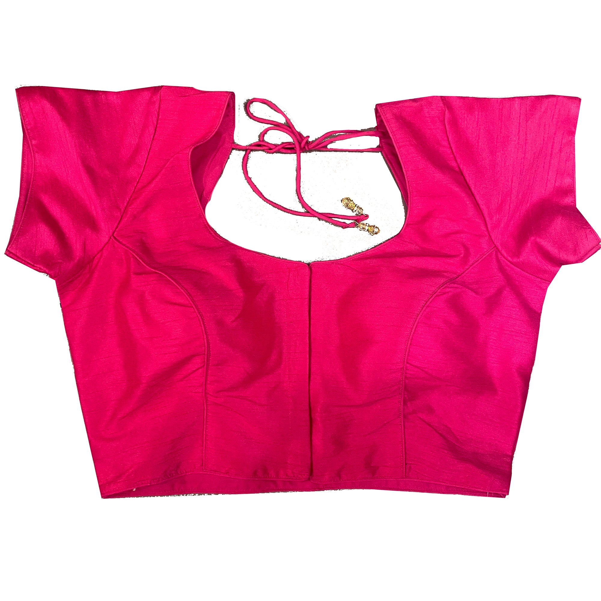 Dark Pink Saree Blouse - Vintage India NYC