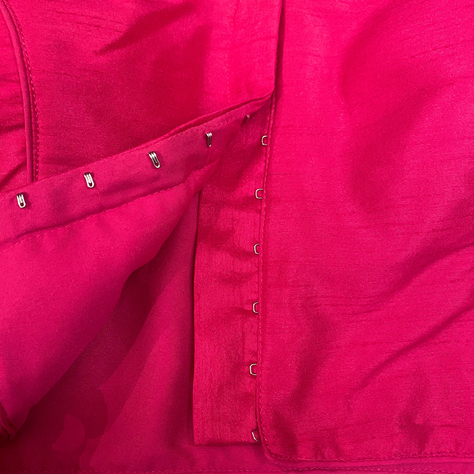 Dark Pink Saree Blouse - Vintage India NYC