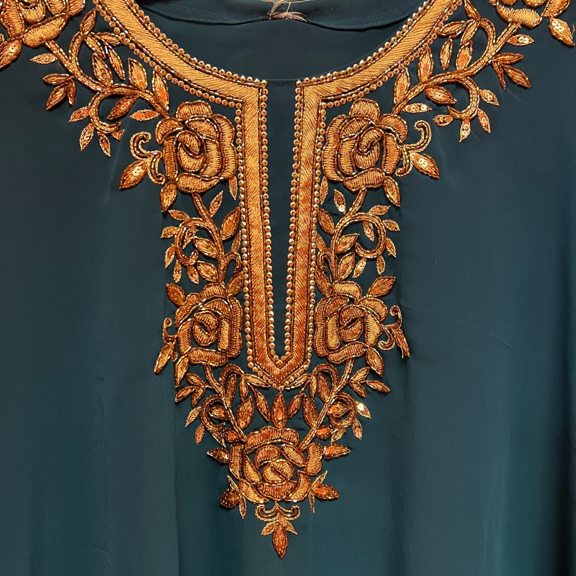 DT Georgette Kurti Size 48 - Vintage India NYC