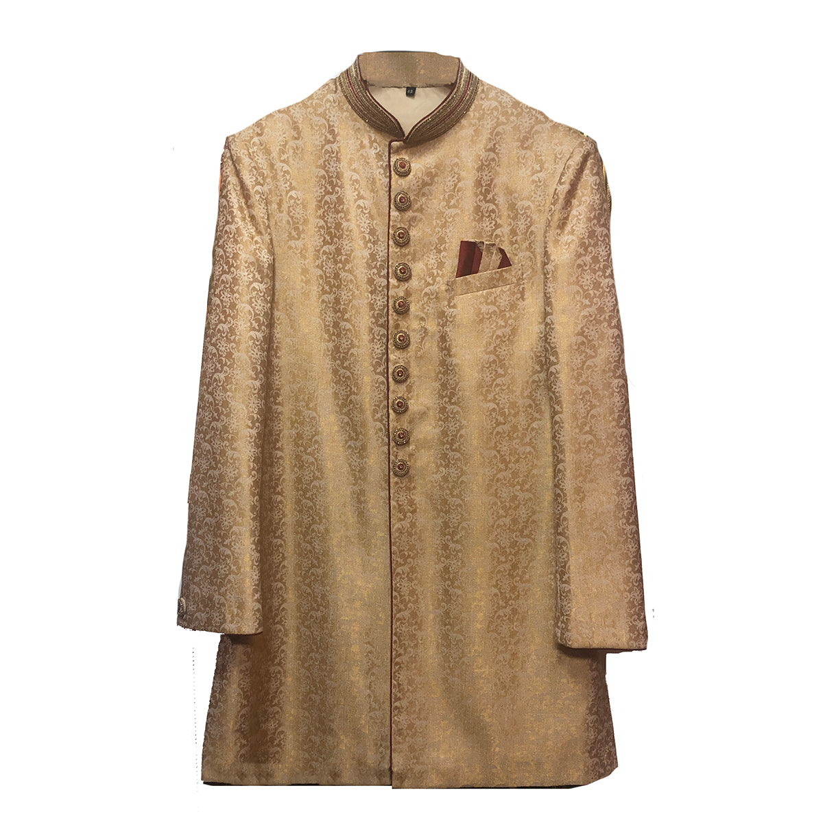 DK Gold Sherwani - Vintage India NYC