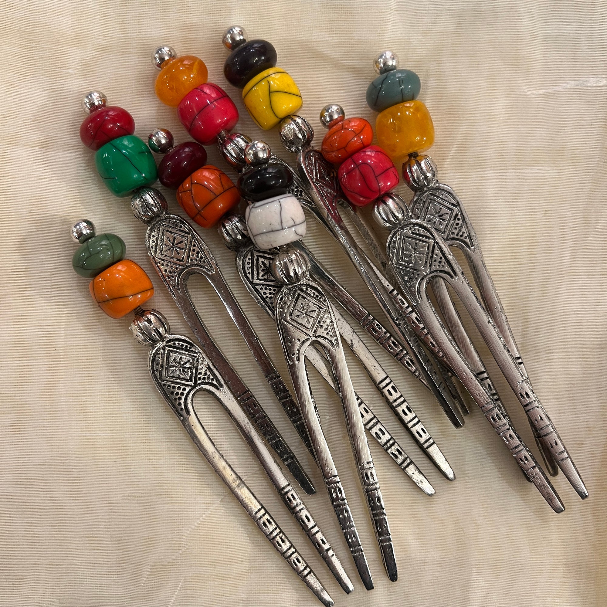 Juda Hair Pin-2 Styles - Vintage India NYC