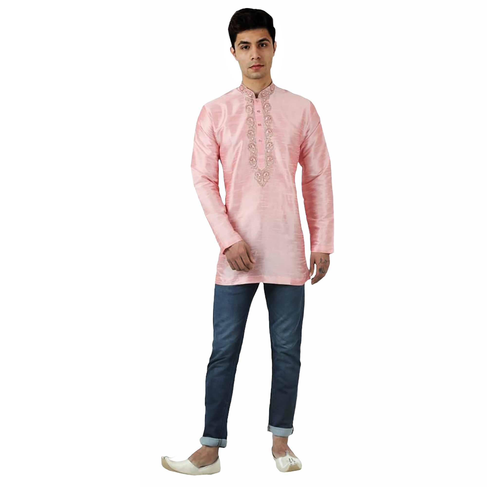 DT Pink Short Kurta - Vintage India NYC