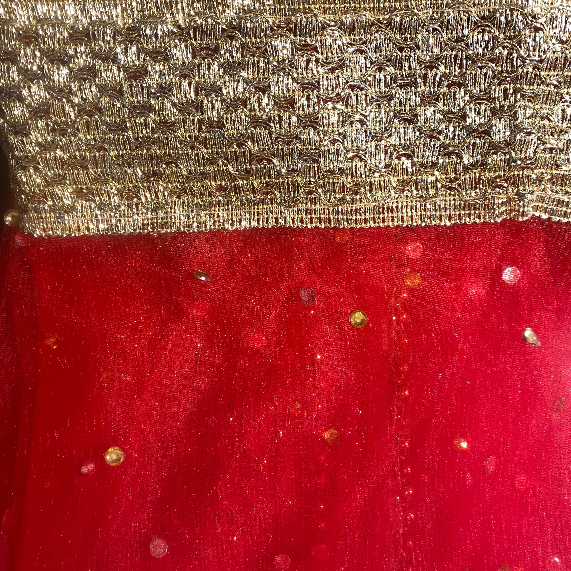 DT Stonework Dupatta - Vintage India NYC